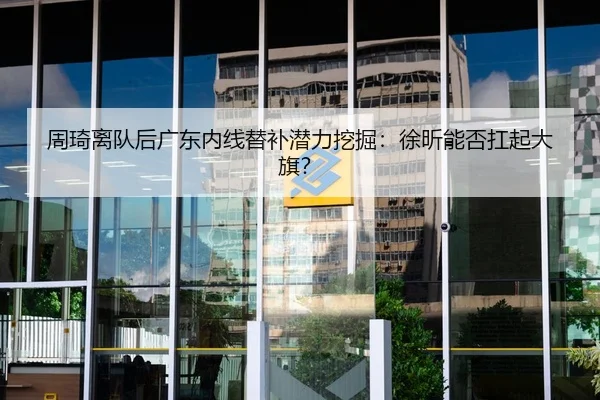 周琦离队后广东内线替补潜力挖掘：徐昕能否扛起大旗？